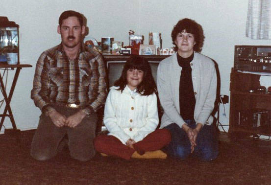 Stephanie Isaacson (middle) is pictured with her father, John Isaacson, and mother, Sharon Gare ...