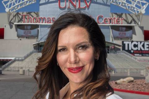 UNLV athletic director Desiree Reed-Francois at the Thomas & Mack Center on Thursday, June ...