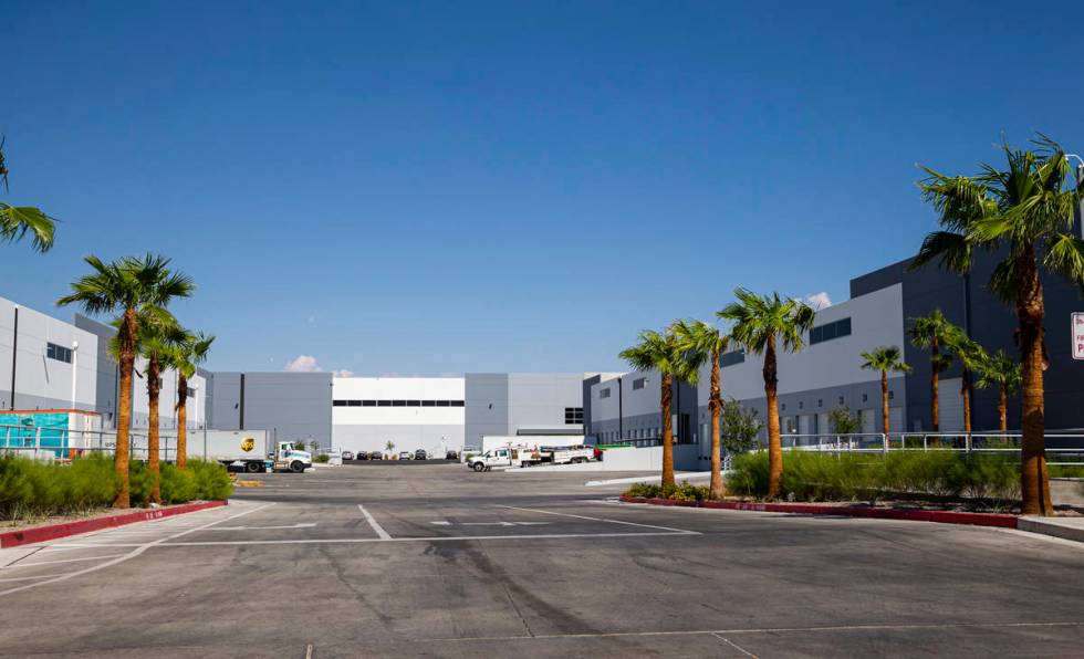 Buildings at the Matter Logistics Center industrial complex are pictured in North Las Vegas on ...