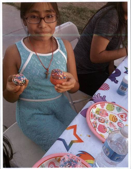 This undated photo shows Jazmin Honorato Espana. Jazmin, 11, was struck and killed by a Republi ...