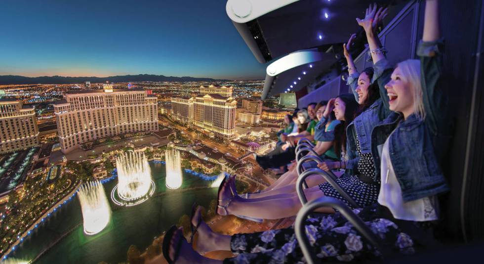 FlyOver, an immersive flight ride from Pursuit, on the Las Vegas Strip. (FlyOver in Las Vegas ...