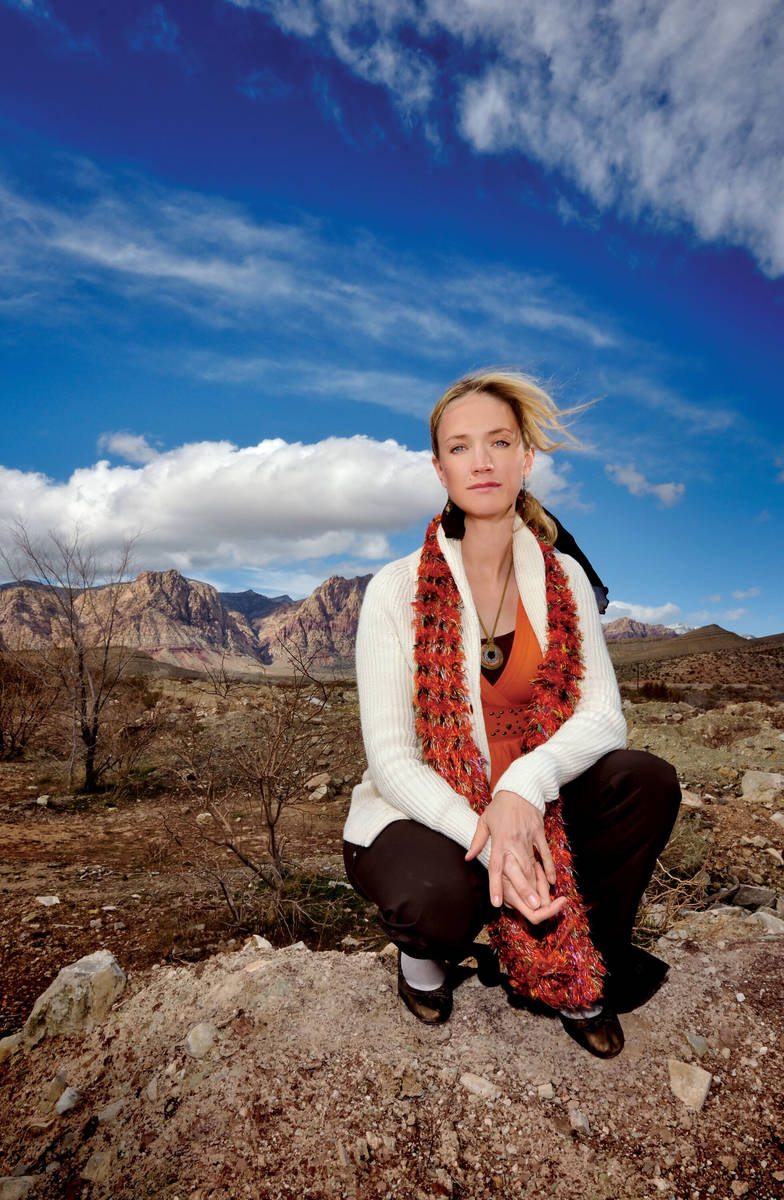 Heather Fisher, seen in 2011, is president of Save Red Rock. (Las Vegas Review-Journal)