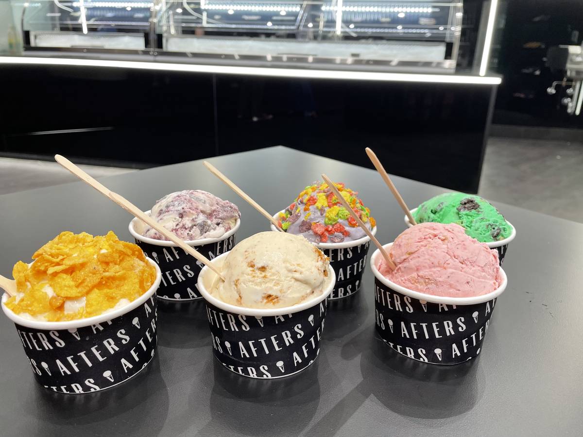 Afters Ice Cream is one of five new ice cream shops in Las Vegas. (Janna Karel/ Las Vegas Revie ...