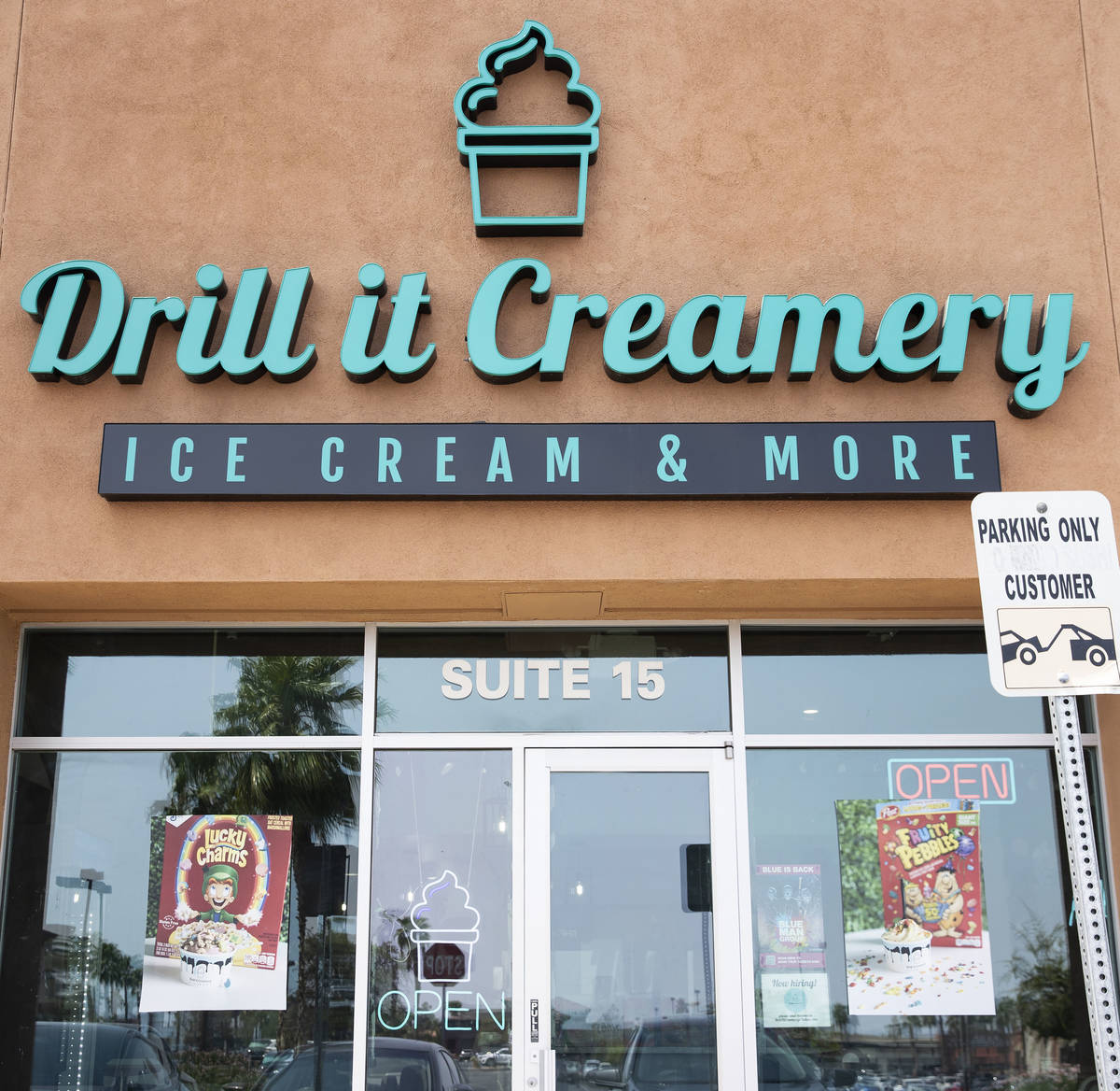 Drill It Creamery in Las Vegas. (Bizuayehu Tesfaye/Las Vegas Review-Journal) @bizutesfaye