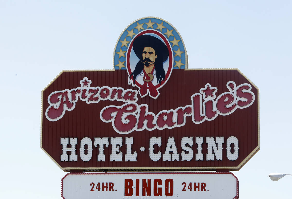 Arizona Charlie's hotel-casino on 740 S. Decatur Blvd., Monday, June 12, 2017, in Las Vegas. Th ...