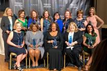 Past honorees of the Women of Distinction awards from the Nevada Association of Women Business ...