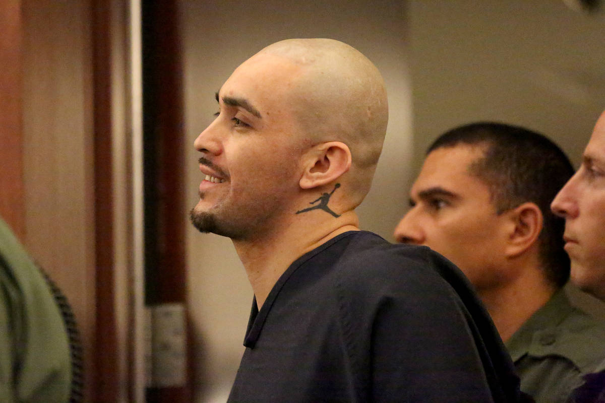 Alonso Perez, the man facing three charges of murder, appears in court on Tuesday, May 21, 2019 ...