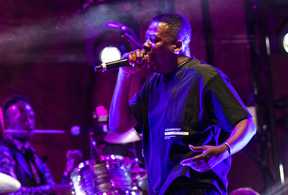 GZA performs during Psycho Las Vegas at Mandalay Bay in Las Vegas on Friday, Aug. 20, 2021. (Ch ...