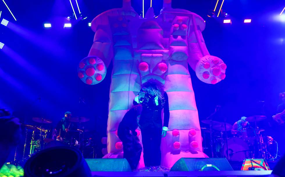 Wayne Coyne of The Flaming Lips performs during Psycho Las Vegas at Mandalay Bay in Las Vegas o ...