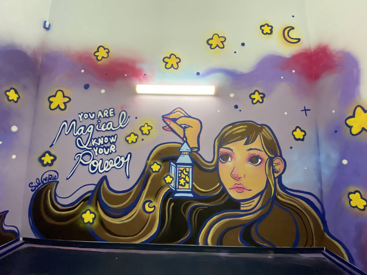 Graffiti Park mural at Bertha Ronzone Elementary School (Shawn Maguire)