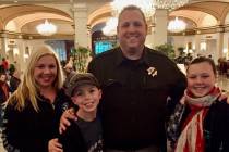 Metropolitan Police Department Officer Philip Closi poses with his family. Local nonprofit Back ...