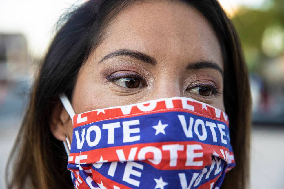 Jennifer López attends an event against voter suppression sponsored by the NAACP and Commo ...