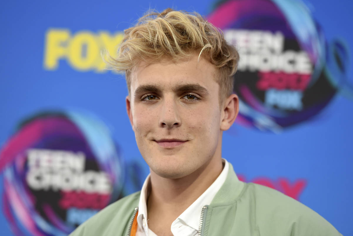 Internet personality Jake Paul is shown on Aug. 13, 2017. (Photo by Jordan Strauss/Invision/AP, ...