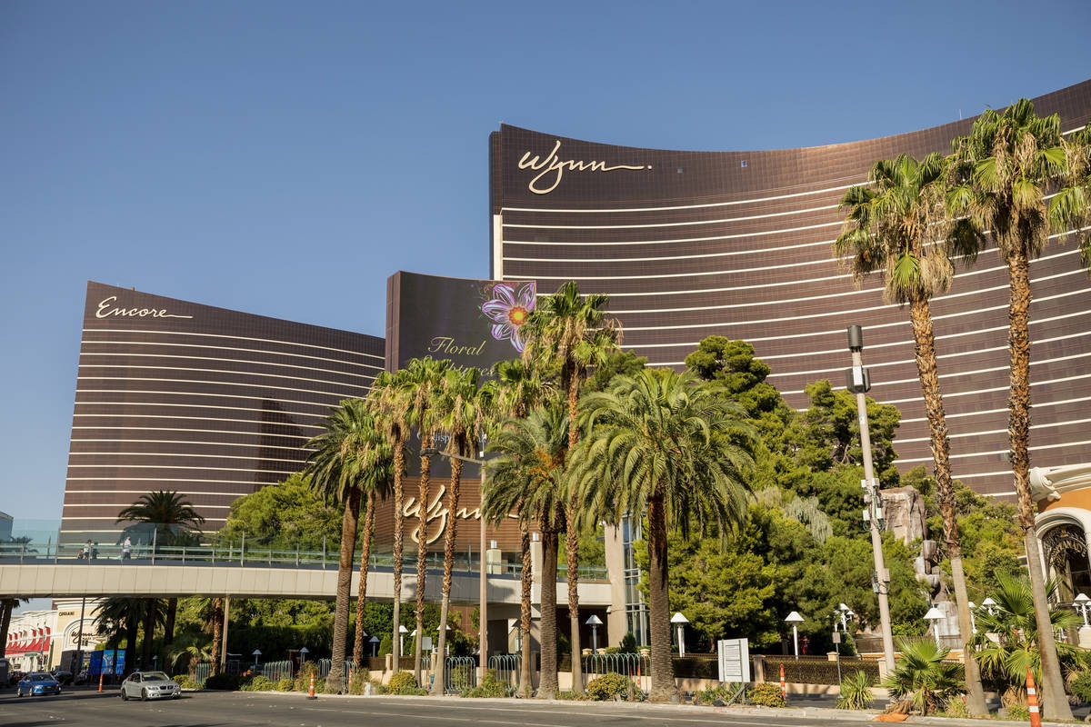 Wynn Las Vegas and Encore along the Las Vegas Strip in Las Vegas. (Las Vegas Review-Journal)