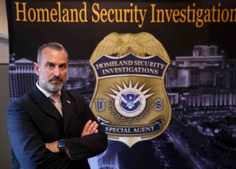 J.T. Stevens, Homeland Security Investigations assistant special agent in charge, at HSI office ...