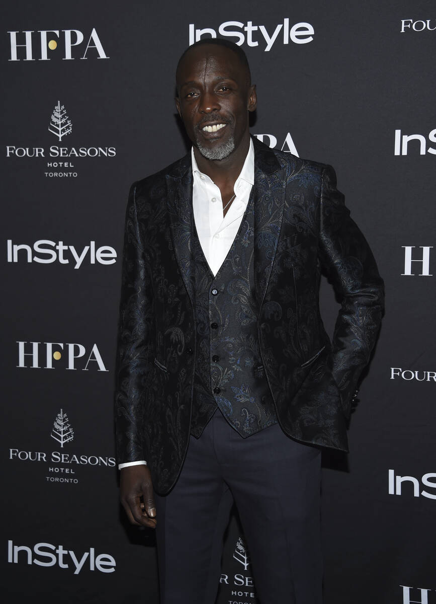 FILE - In this Saturday, Sept. 8, 2018, file photo, actor Michael K. Williams attends the Holly ...