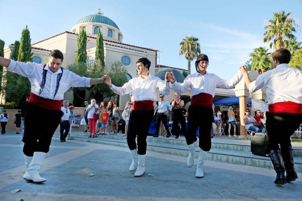 Greek Pride Dancers perform during the 45th annual Greek Food Fest at St. John the Baptist Gree ...