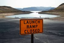The boat launch is now closed for Boulder Harbor as well as others at the Lake Mead National Re ...