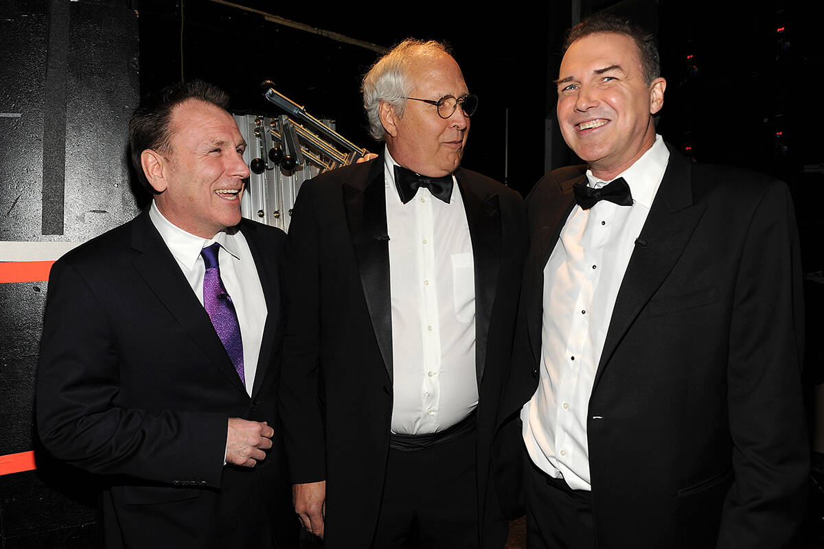 Colin Quinn, Chevy Chase, and Norm Macdonald attend Comedy Centrals 'The Comedy Awards 2012' at ...