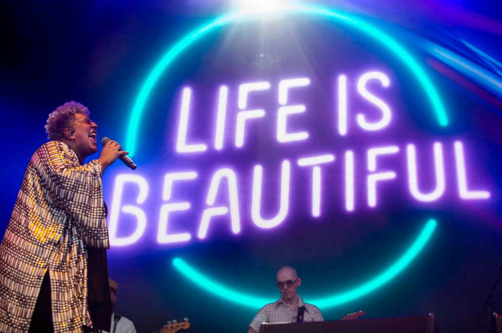 Brittany Howard performs n the Downtown Stage during day one of Life is Beautiful on Friday, Se ...