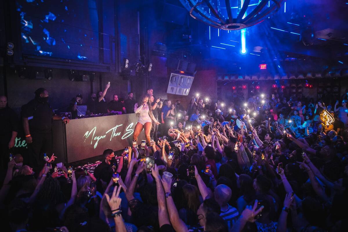 Megan Thee Stallion Performs at Marquee Nightclub at the Cosmopolitan of Las Vegas on Friday, S ...