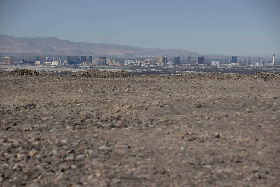 Views from SkyVu, a planned luxury housing project in Henderson's MacDonald Highlands community ...
