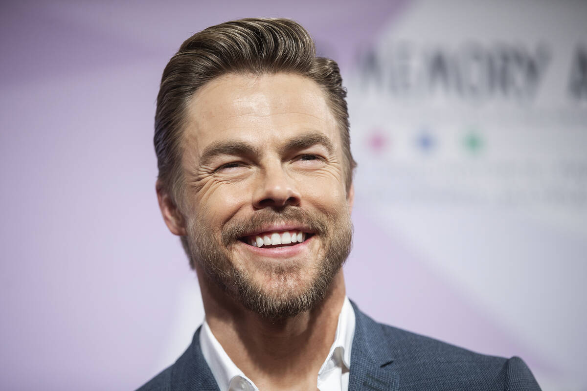 Derek Hough walks the red carpet during the 24th Annual Power of Love Gala on Saturday, March ...
