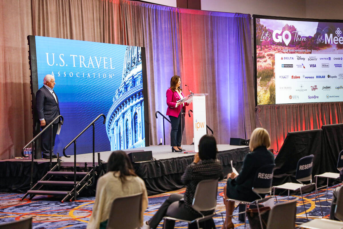 Christine Duffy, national chair for the U.S. Travel Association and president of the Carnival C ...