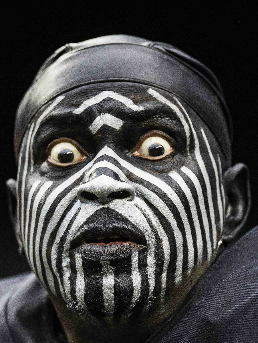 Raiders super fan “The Violator” during an NFL football game against the Miami Do ...