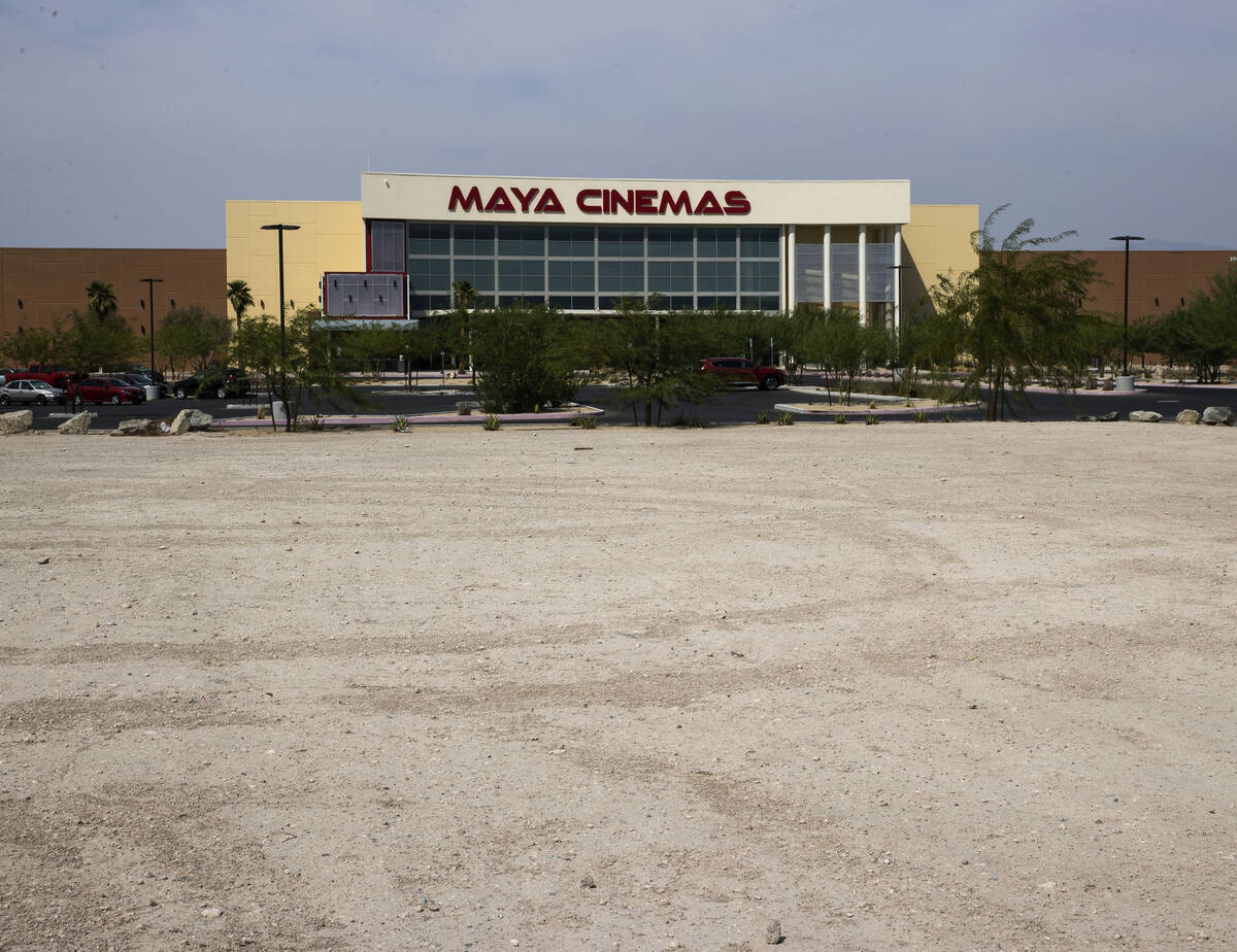 A vacant lot occupied by the sprawling property is seen in front of Maya Cinemas, on Tuesday, S ...