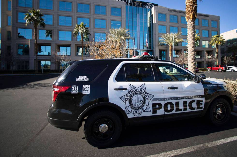 Metropolitan Police Department (Bizuayehu Tesfaye/Las Vegas Review-Journal)