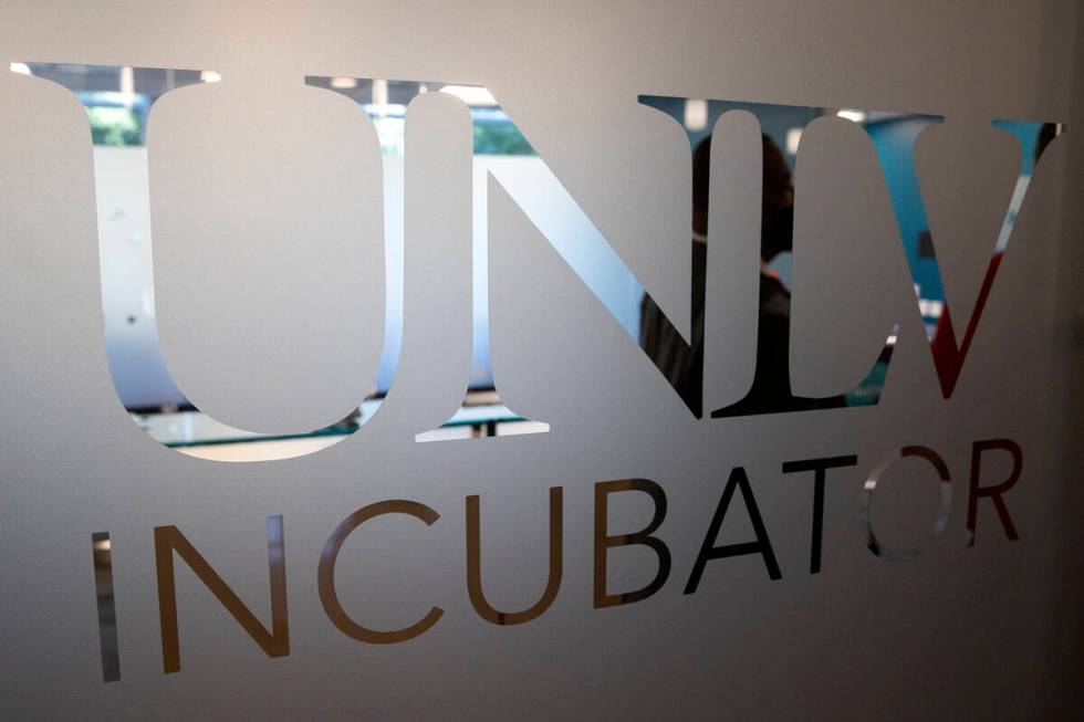 The new UNLV Incubator facility at the Hughes Center on Wednesday, Sept. 29, 2021, in Las Vegas ...