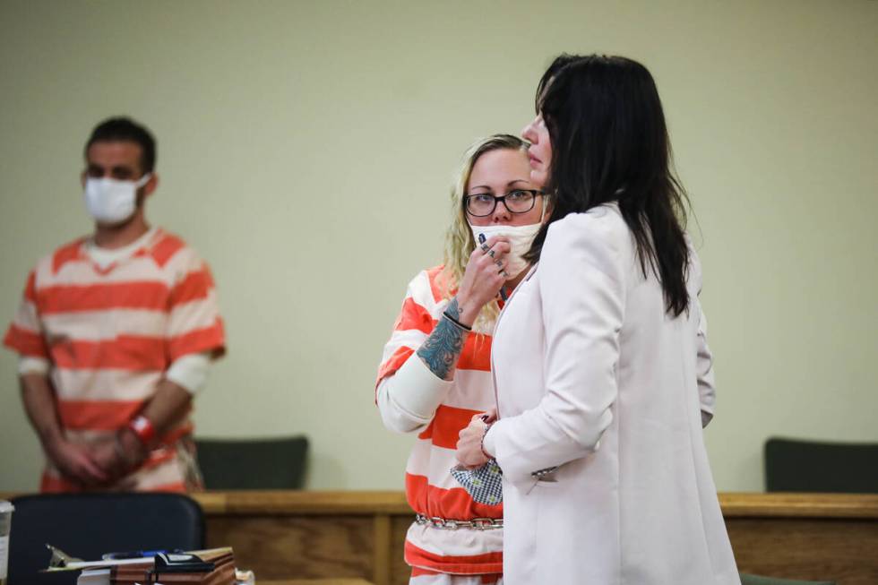 Heather Pate, who with two others is charged with murder with a deadly weapon and kidnapping wi ...