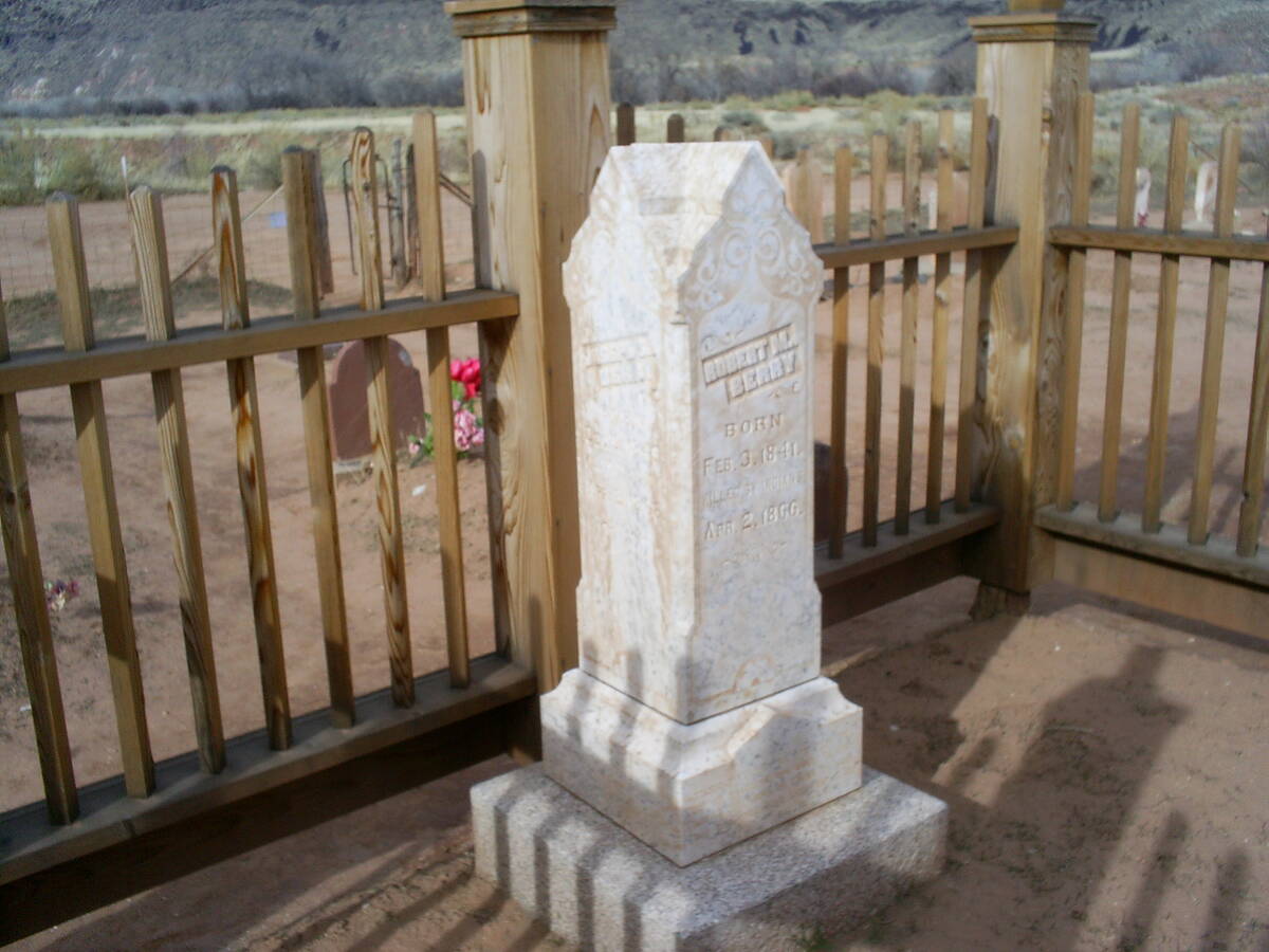 The Grafton Cemetery is located about one-third of a mile from the main townsite and was used f ...