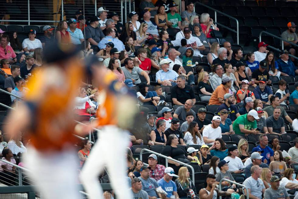 Las Vegas Ballpark allowed fans to fill it at full capacity for the first time since the beginn ...
