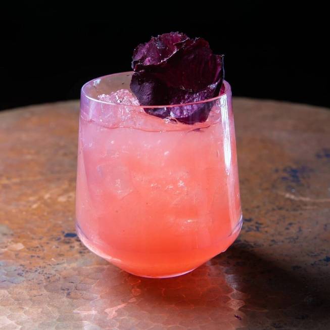 Special Delivery starts with Ketel One Grapefruit Rose Vodka, Lillet Rosa, aperol, lemon, rose' ...