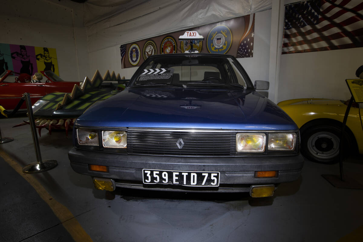 A James Bond film 1985 Renault is showcased at the Hollywood Cars Museum in Las Vegas, Thursday ...