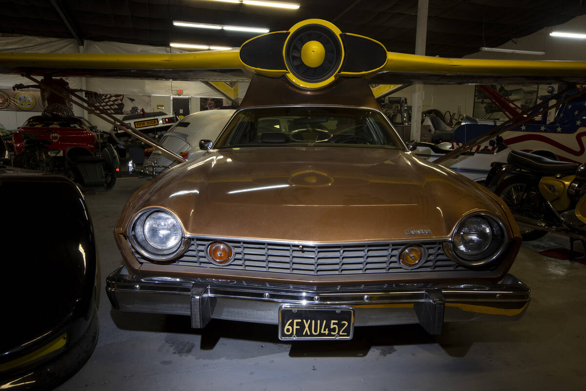 A Flying AMC Matador Coupe inspired by a James Bond film is showcased at the Hollywood Cars Mus ...