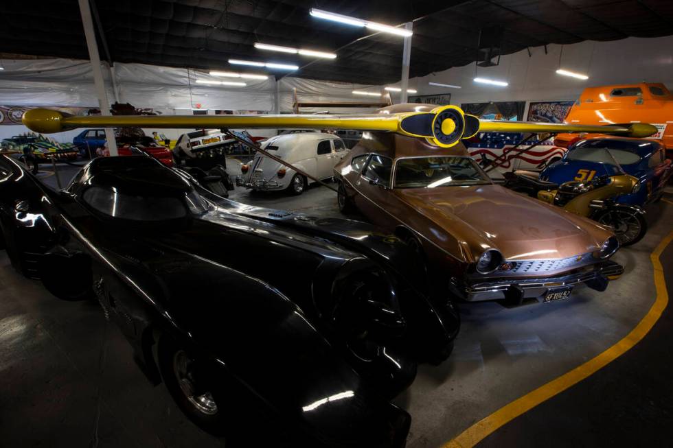 A Flying AMC Matador Coupe inspired by a James Bond film is showcased at the Hollywood Cars Mus ...
