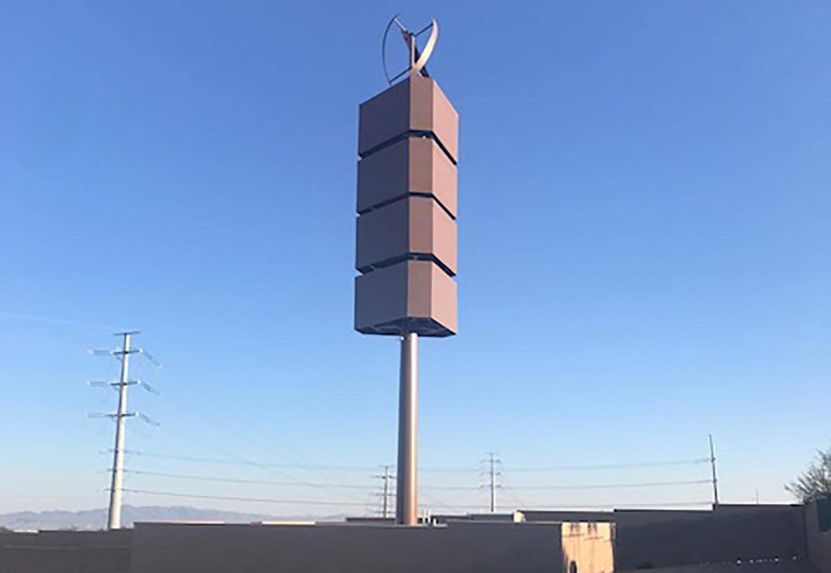 A new generation cellphone tower located in Summerlin will soon become active as the far west v ...