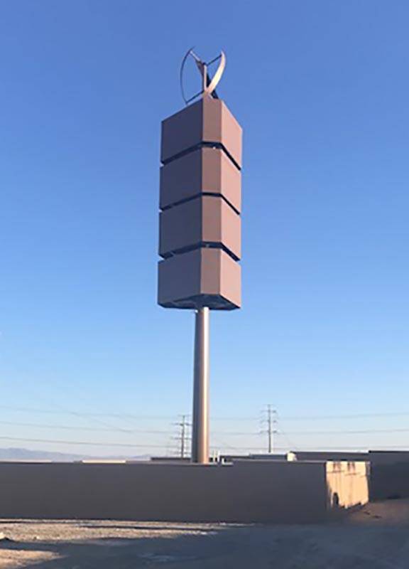 A next generation cellphone tower near the Las Vegas Metropolitan Police Department Summerlin W ...