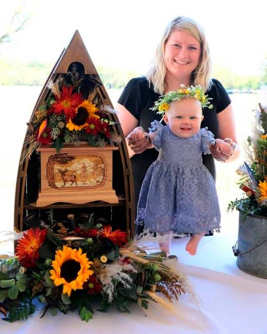 In this image provided by courtesy of Janet Baker, Janet Baker and her daughter pose for a phot ...