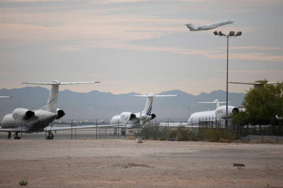 A vacant lot on Las Vegas Boulevard and adjacent to McCarran International Airport in Las Vegas ...