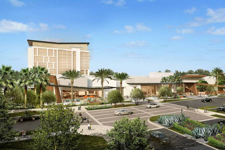 A rendering of the proposed Durango hotel-casino in the southwest Las Vegas Valley. (Station Ca ...