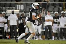 Central Florida quarterback Dillon Gabriel (11) sets up to throw a pass during the second half ...