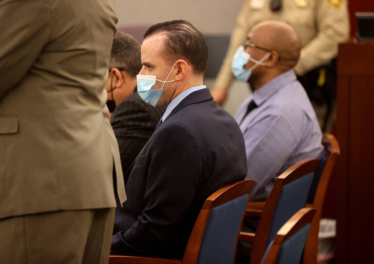 Michael Rusk, 28, left, and Cortrayer Zone, 38, in the courtroom for the verdict in their murde ...