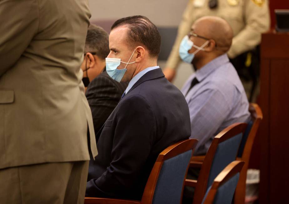 Michael Rusk, 28, left, and Cortrayer Zone, 38, in the courtroom for the verdict in their murde ...