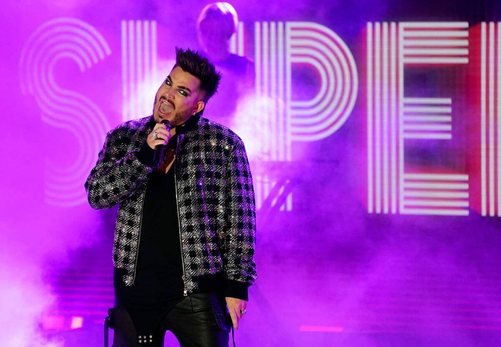 Singer Adam Lambert performs during the 2021 Global Citizen Live event, Saturday, Sept. 25, 202 ...