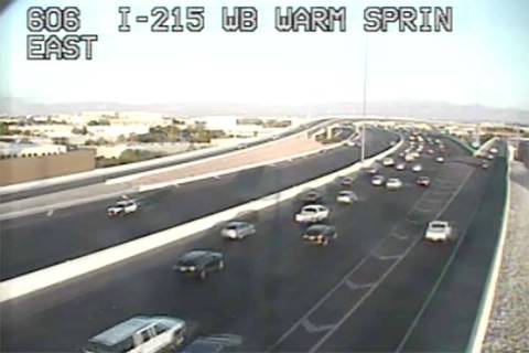 Eastbound 215 Beltway was closed from state Route 171 to Warm Springs while police investigated ...