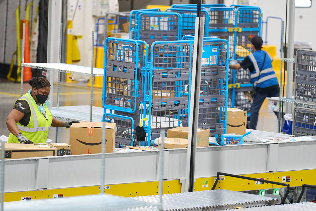 Amazon recently opened a newly built distribution center at 650 E. Owens Ave. in North Las Vega ...